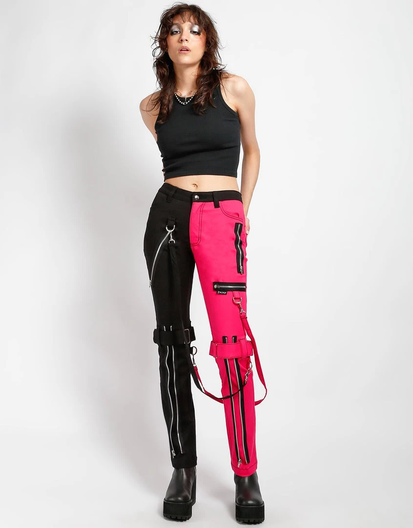 Trippnyc.com Men SPLIT LEG BONDAGE PANT PINK