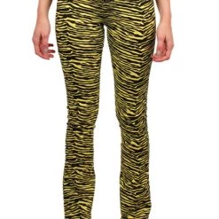 Tripp NYC Women Bootcut Jeans Tiger Print