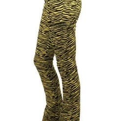 Tripp NYC Women Bootcut Jeans Tiger Print