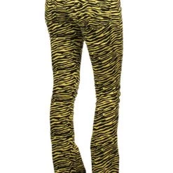 Tripp NYC Women Bootcut Jeans Tiger Print