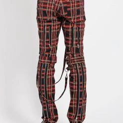 Tripp NYC BONDAGE PANT BLACK PLAID Men