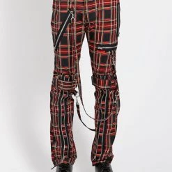 Tripp NYC BONDAGE PANT BLACK PLAID Men