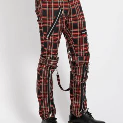 Tripp NYC BONDAGE PANT BLACK PLAID Men