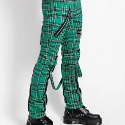Tripp NYC BONDAGE PANT GREEN PLAID Men
