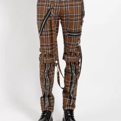 Tripp NYC BONDAGE PANT DESERT PLAID