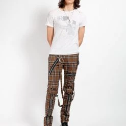 Tripp NYC BONDAGE PANT DESERT PLAID
