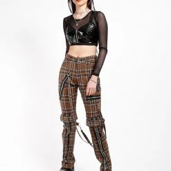 Tripp NYC BONDAGE PANT DESERT PLAID