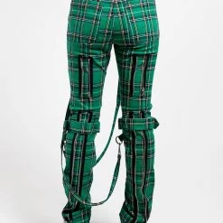Tripp NYC BONDAGE PANT GREEN PLAID Men
