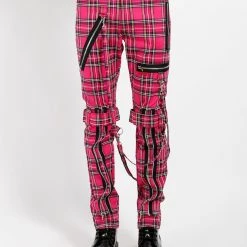 Tripp NYC Men Plaid Bondage Pant