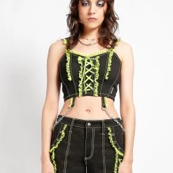 Trippnyc.com Women LOLITA CORSET LIME