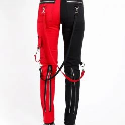 Trippnyc.com SPLIT LEG RAGE PANT RED