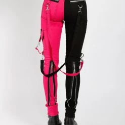 Trippnyc.com Women SPLIT LEG RAGE PANT PINK