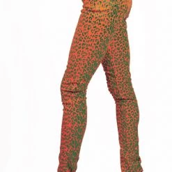 Tripp NYC Women T Back Jeans Leopard Print