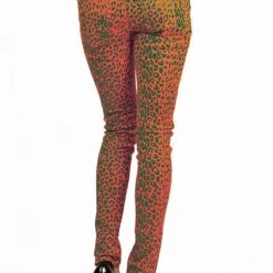 Tripp NYC Women T Back Jeans Leopard Print