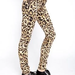 Tripp NYC Women T Back Jeans Leopard Print