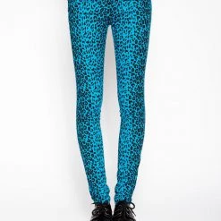 Tripp NYC TURQUOISE LEOPARD T-BACK JEAN Women