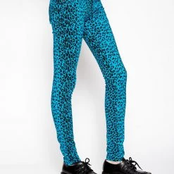 Tripp NYC TURQUOISE LEOPARD T-BACK JEAN Women