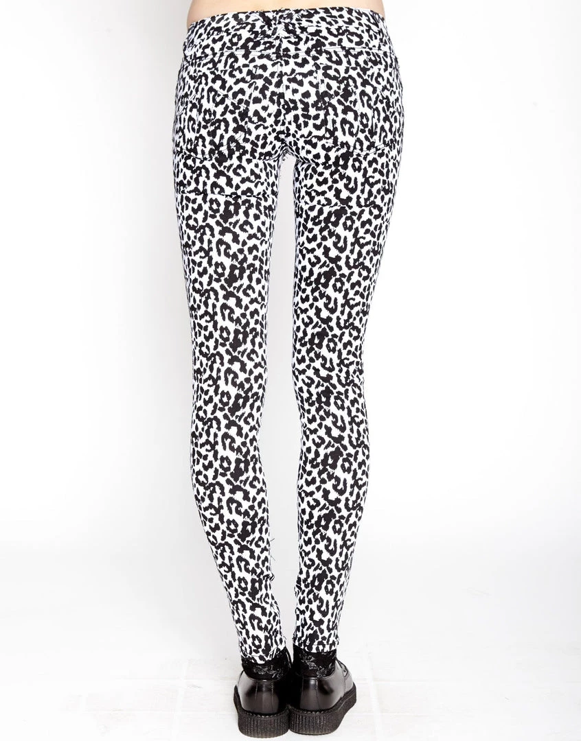 Tripp NYC T-BACK JEAN LEOPARD