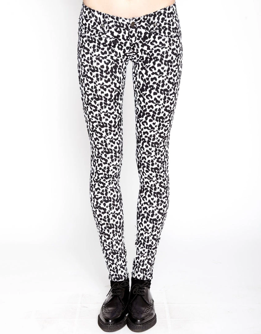 Tripp NYC T-BACK JEAN LEOPARD