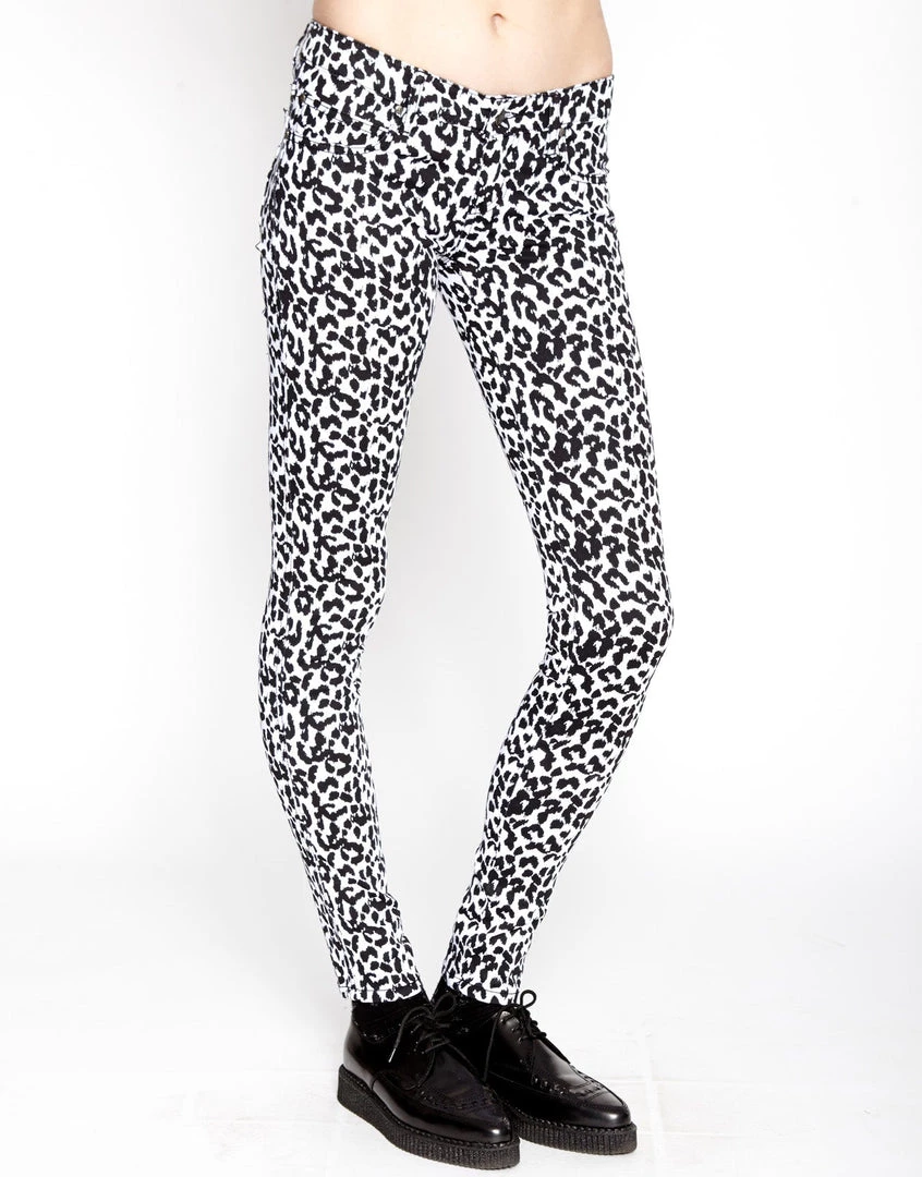 Tripp NYC T-BACK JEAN LEOPARD