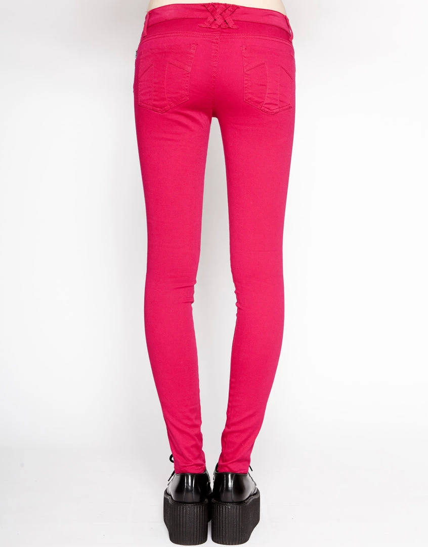 Tripp NYC T-BACK JEAN RASPBERRY