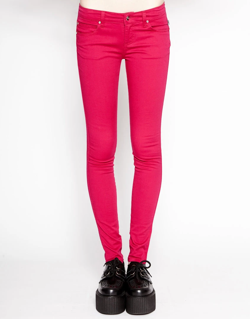 Tripp NYC T-BACK JEAN RASPBERRY