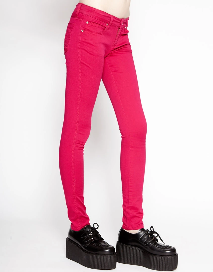 Tripp NYC T-BACK JEAN RASPBERRY