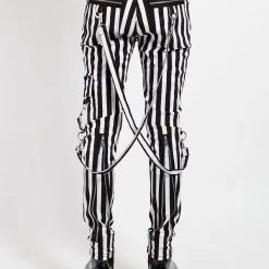 Tripp NYC CLASSIC SLIM LEG BONDAGE PANT MEDIUM STRIPE