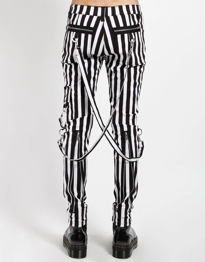 Tripp NYC CLASSIC SLIM LEG BONDAGE PANT MEDIUM STRIPE