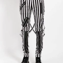 Tripp NYC CLASSIC SLIM LEG BONDAGE PANT MEDIUM STRIPE