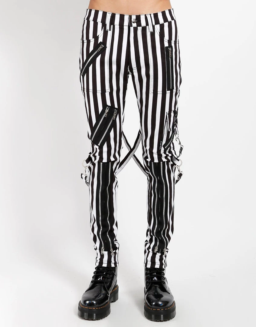 Tripp NYC CLASSIC SLIM LEG BONDAGE PANT MEDIUM STRIPE