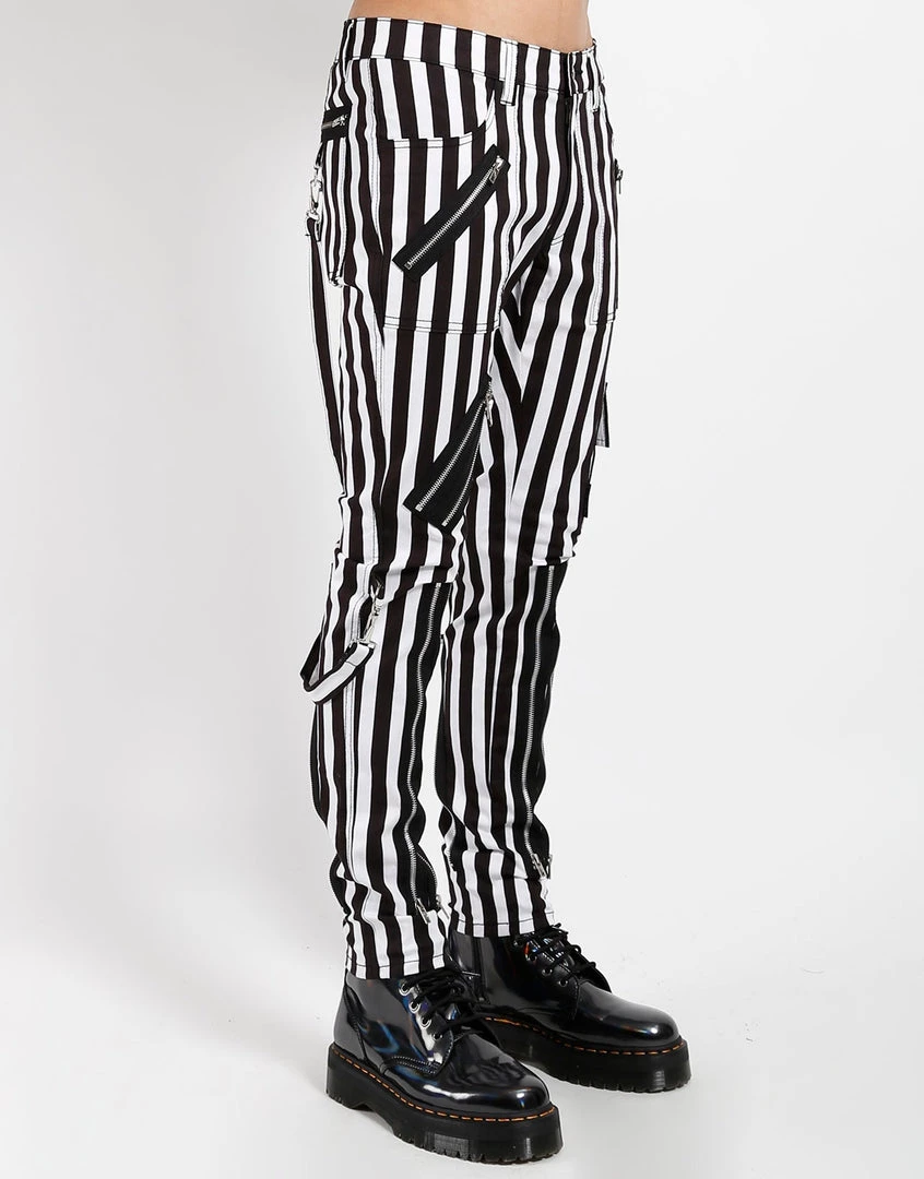 Tripp NYC CLASSIC SLIM LEG BONDAGE PANT MEDIUM STRIPE