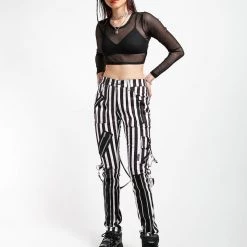 Tripp NYC CLASSIC SLIM LEG BONDAGE PANT MEDIUM STRIPE