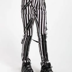 Tripp NYC CLASSIC SLIM LEG BONDAGE PANT MEDIUM STRIPE