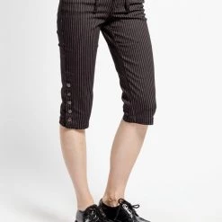 Tripp NYC Women Pinstripe Capri