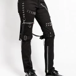 Tripp NYC Men STUDDED BONDAGE PANT