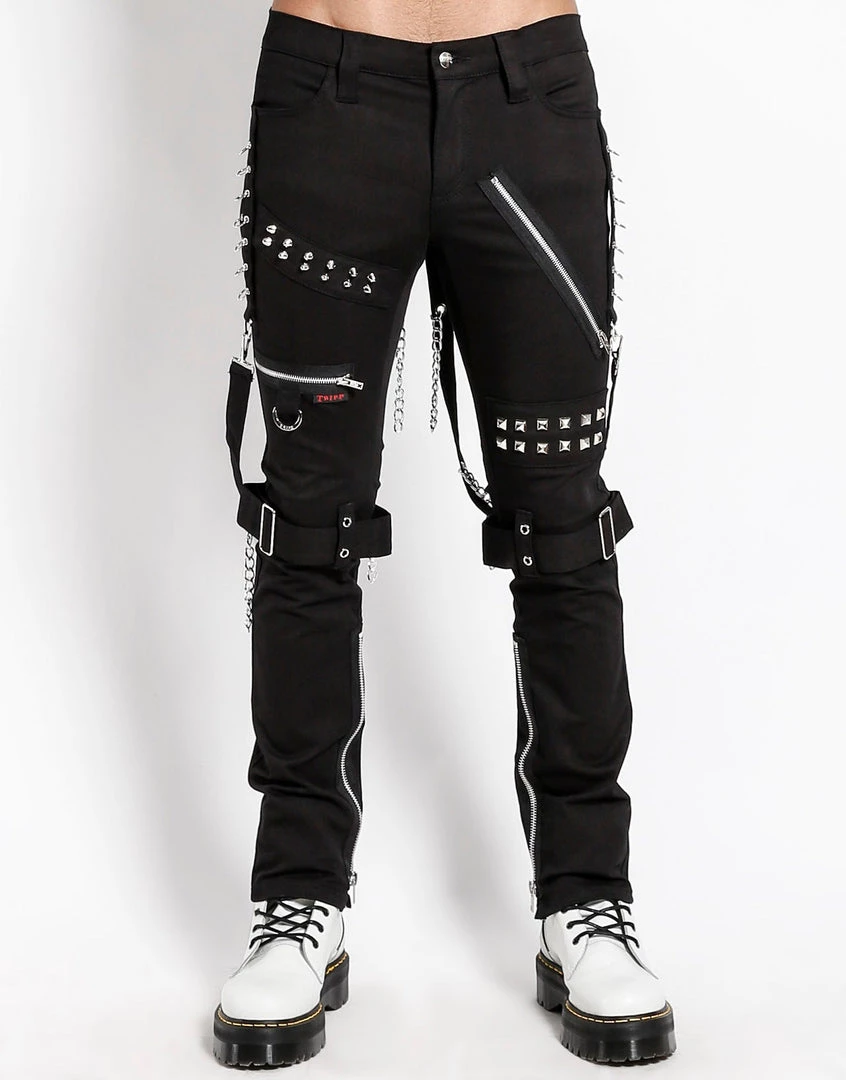 Tripp NYC Men STUDDED BONDAGE PANT