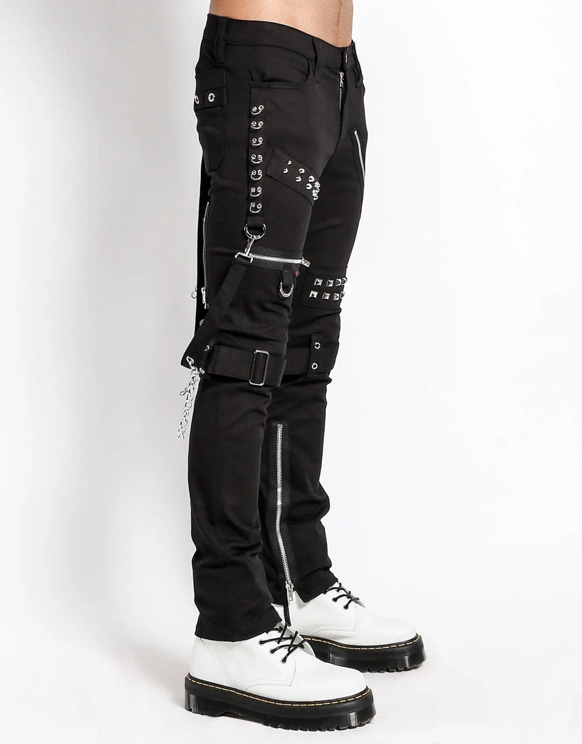 Tripp NYC Men STUDDED BONDAGE PANT