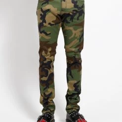 Tripp NYC Men Rocker Jeans Camo Print