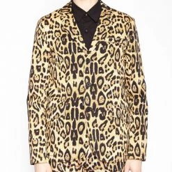 Tripp NYC LEOPARD TOP CAT BLAZER Men