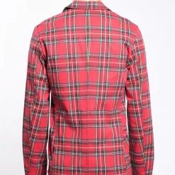 Tripp NYC Men TARTAN TOP CAT BLAZER