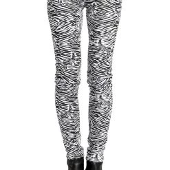Tripp NYC Safari Jeans Zebra Print Women