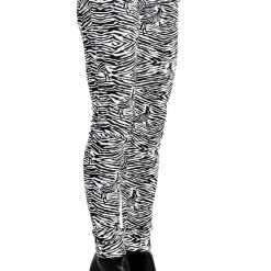 Tripp NYC Safari Jeans Zebra Print Women
