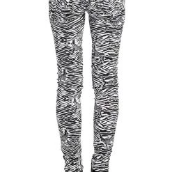 Tripp NYC Safari Jeans Zebra Print Women