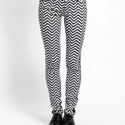Tripp NYC Women ZIG ZAG SPLIT FRONT SKINNY