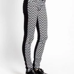 Tripp NYC Women ZIG ZAG SPLIT FRONT SKINNY