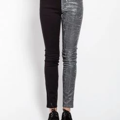 Tripp NYC Split Leg Shine On Jeans