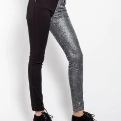 Tripp NYC Split Leg Shine On Jeans