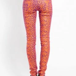 Tripp NYC Women Neon Leopard Skinny Jeans