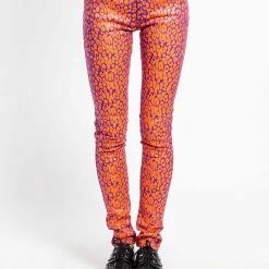Tripp NYC Women Neon Leopard Skinny Jeans
